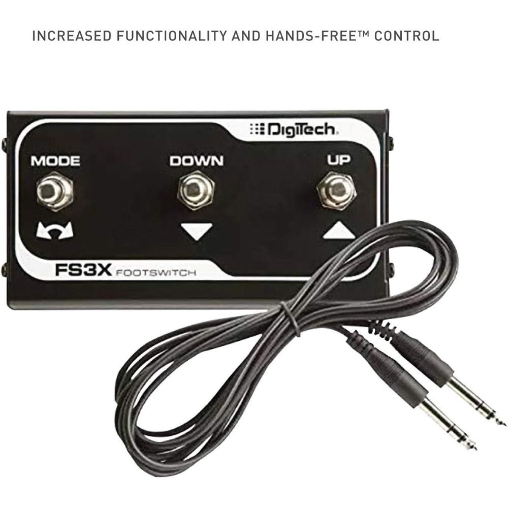 DigiTech 3-Button Footswitch with 10ft TRS cable 691991201028| eBay