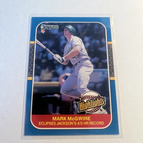 1987 Donruss Highlights Mark McGwire #46 Oakland Athletics