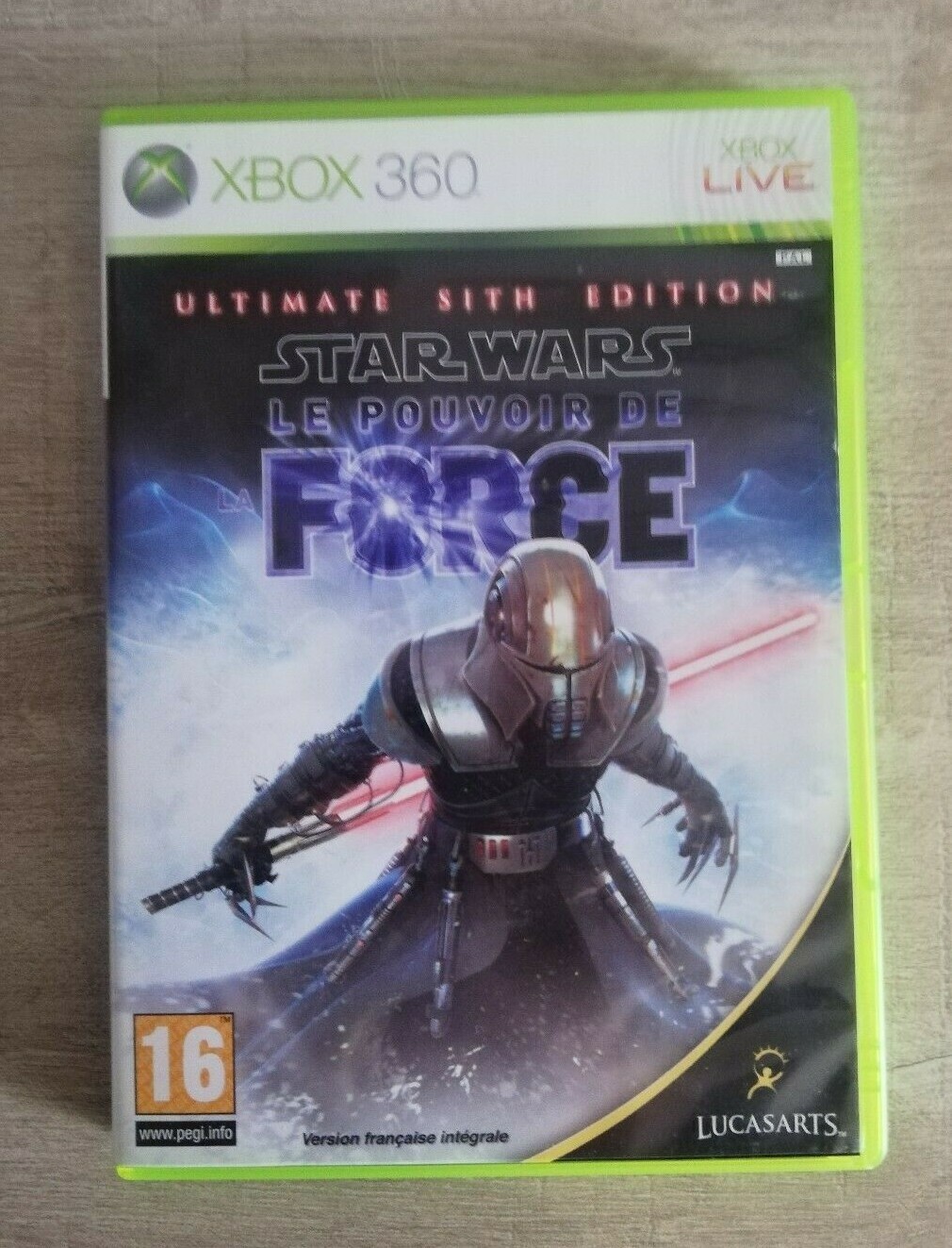 Xbox 360 Star Wars le pouvoir de la force Ultimate Sith Edition PAL FR