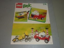 LEGO Notice de Montage Instruction Set 715-1: 7+ Building Set