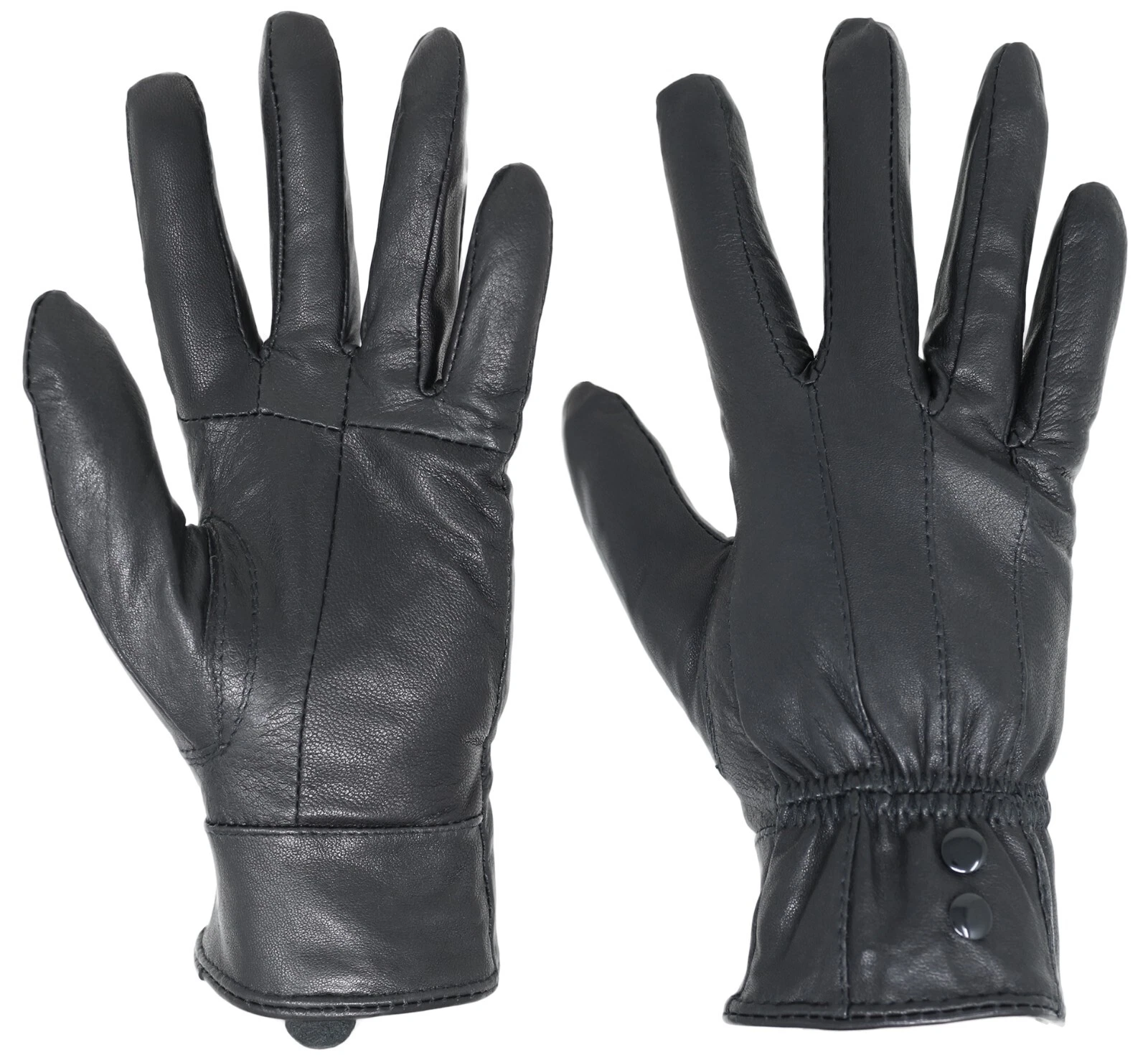 Classic Genuine Leather Winter Gloves with Button
Opens in a new window or tab