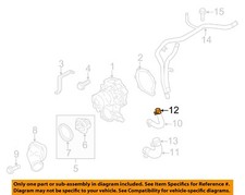 SUBARU OEM 04-23 Ascent Cooling Water Pump-Upper Hose Clamp 805918010