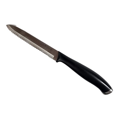 JA Henckels Knife 13570-130 Serrated Five Inch 5'' Silver Cap Utility All Purpose