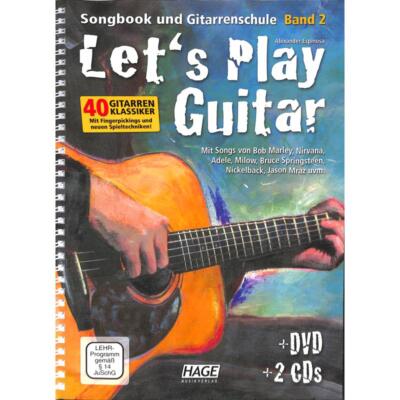 Let´s Play Guitar Band 2 + DVD + 2 CD   Alexander Espinosa