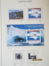 Greenland 2010  572 and 572a s/s Polar Bears and others