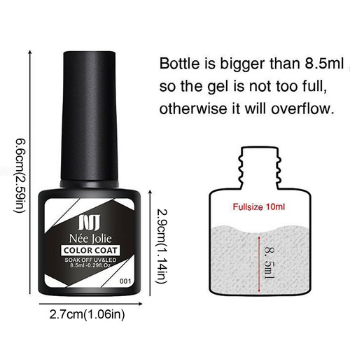6 Colors Waterproof Long Lasting Nail Polish Semi Permanent Manicure Nail Gel - Picture 10 of 22