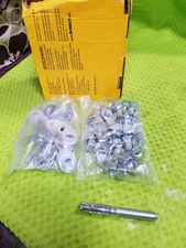 Powers 7412SD1 Power-Stud & Sd1 3/8"x 2-3/4" CS Wedge Exp Anchor CS Clip 48/Box