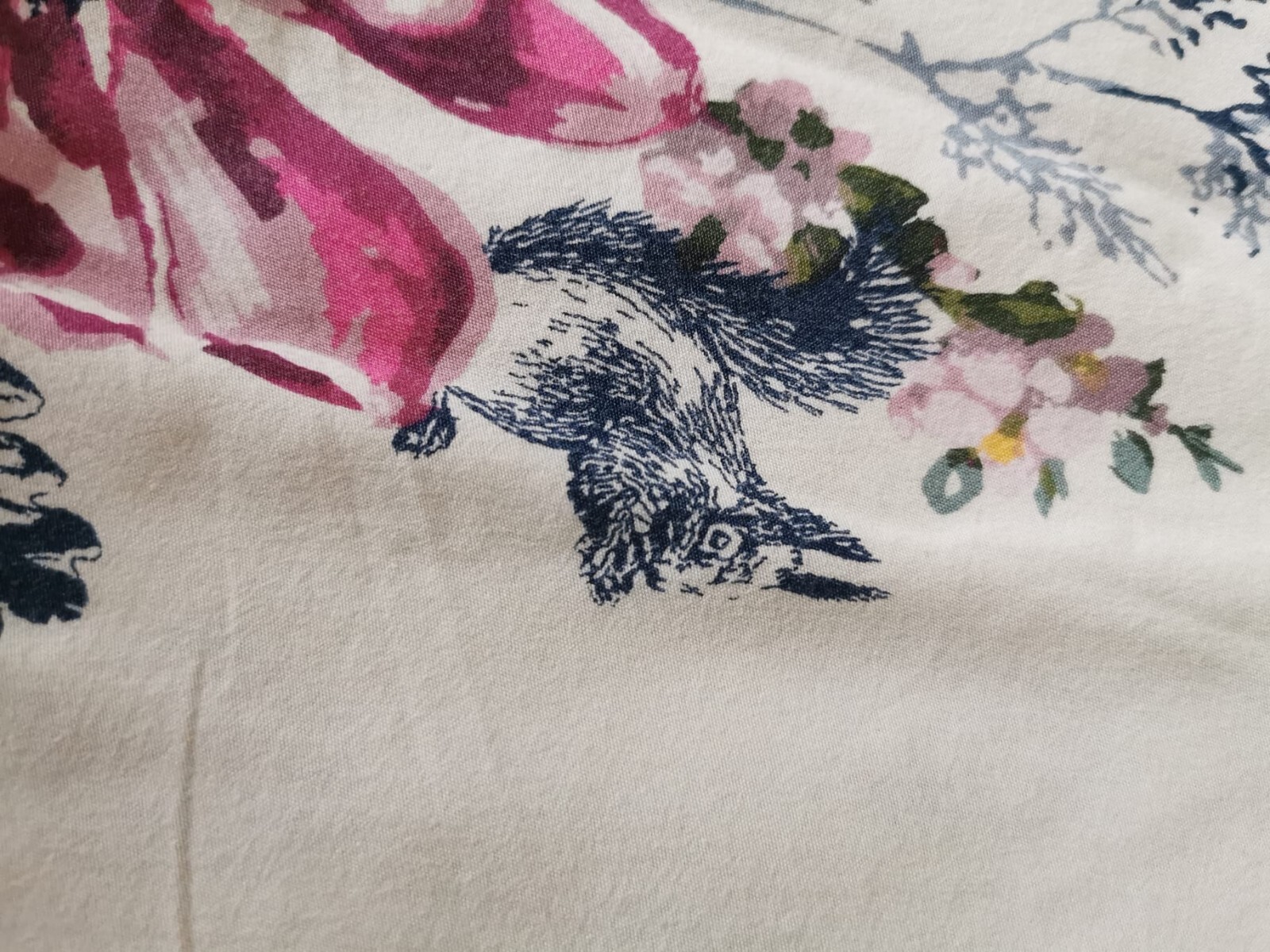 Joules COTTON Floral Double Duvet Cover Set WITH 2 Matching Pillow