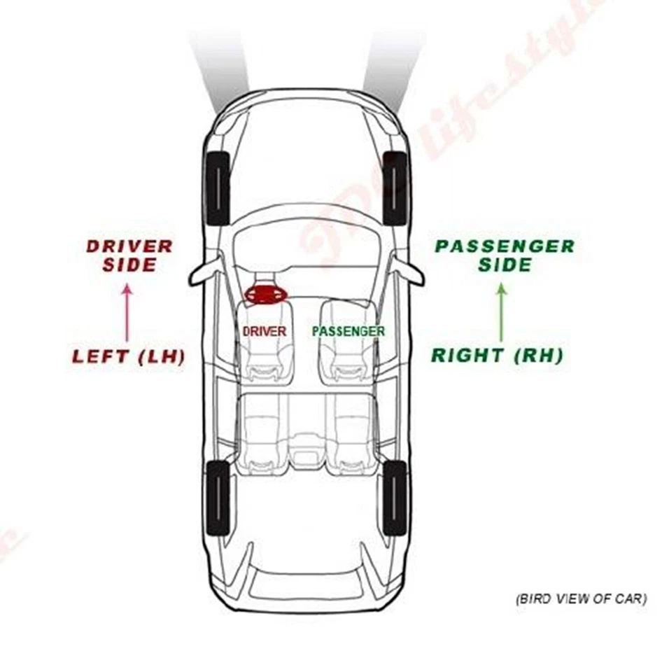 Repuesto de cristal espejo retrovisor derecho lado pasajero para Infiniti G37 2008-2012 Foto 4 de 4