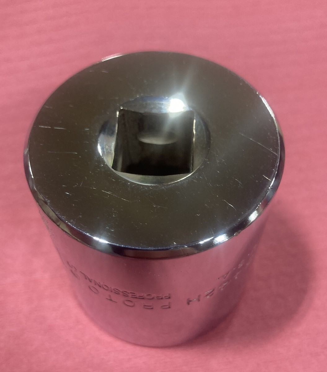 Stanley Proto J5342H Tiefe Stecknuss – 6-Punkt, 1/2 Zoll Antrieb, Größe 1-5/16 Zoll, SAE, Für Hohe Drehmomente
