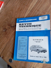 Revue technique Citroen GSA