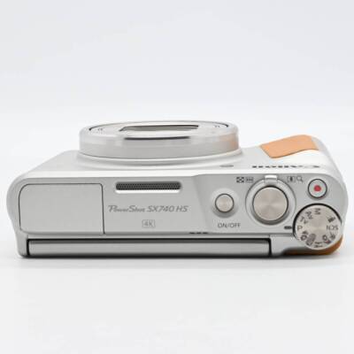 元箱付き 極上品 キヤノン PowerShot SX740 HS シルバー MINT Canon PowerShot SX740 HS Silver Compact Digital Camera 20.3MP