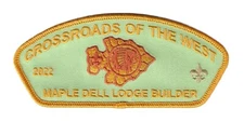 BSA CSP CROSSROADS OF THE WEST COUNCIL CAMP MAPLE DELL BUILDER 2022 ISSUE TA-34