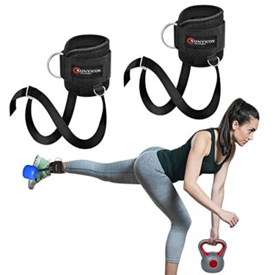 Adjustable Foot Weights Ankle Straps for Cable Machine,Dumbbell Attachment fo...