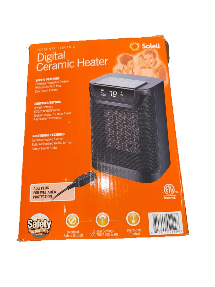 Ubuy Soleil Personal Ceramic Mini Heater 250w Indoor Portable Mini