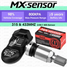 Autel MX-Sensor 315MHz & 433MHz Programmable TPMS Universal Tire Pressure Sensor