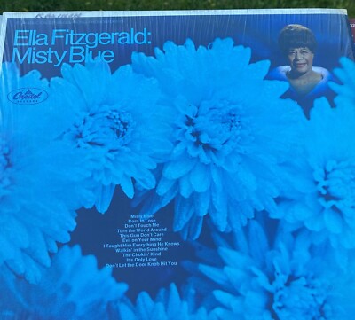 Ella Fitzgerald Misty Blue LP Record Album 33 12  Jazz and Soul VG+ No Issues