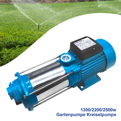 Gartenpumpe MH2500 110m - 2,5kW - 230V - 6000 L/h - 8,5bar Kreiselpumpe 100l/min