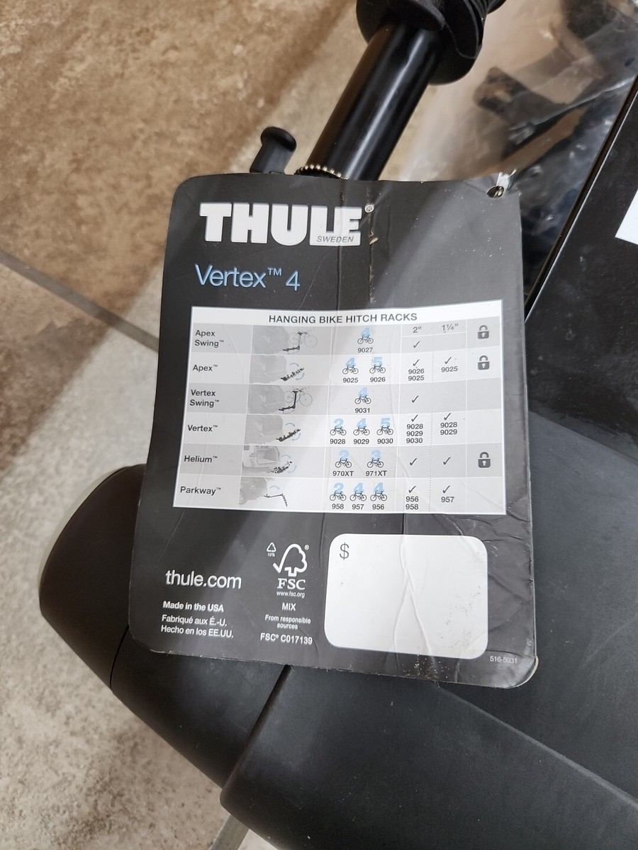 Bicycle Rack Thule Vertex 9029 9029xt Thule Vertex Bike Hitch