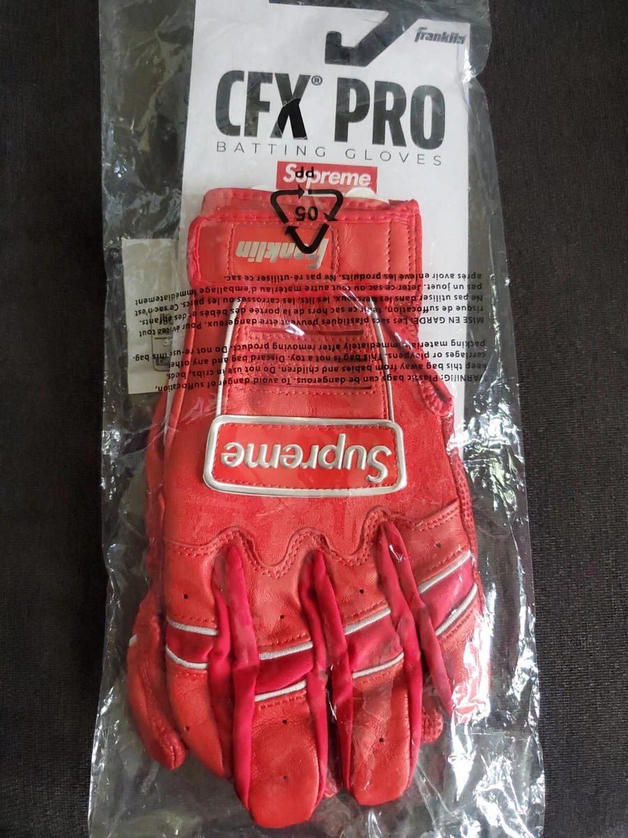 Supreme x Franklin CFX Pro Batting Gloves - Red - Medium
