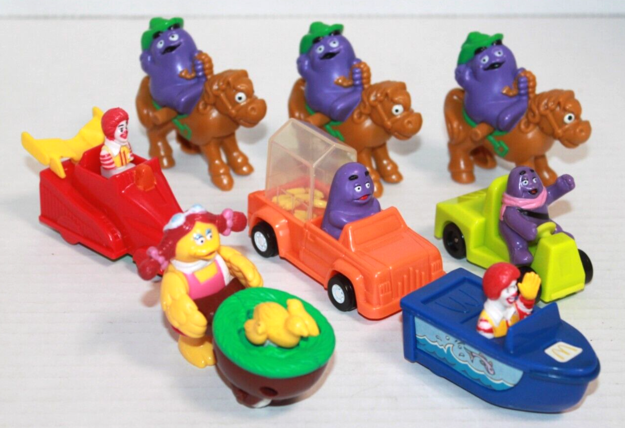 Lot 8 1995 McDonalds Character Happy Meal Toys