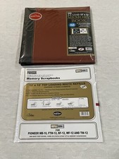 Pioneer Photo Scrapbook Sewn Durable Cover 12"X12" 20 Top Page 5 Sheet Refills
