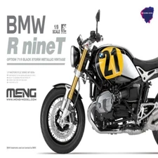 MENG MT-003U 1/9 MOTORCYCLE R nineT Option 719 Black Storm Metallic Vintage