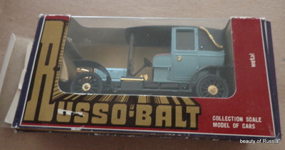 Russian Russo-Balt metal car scale 1;43 made in USSR rare collectors!!