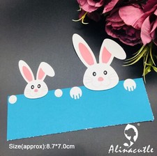 Prägeschablone Hasen Osterhasen Stanzschablone Ostern prägen stanzen Schablone