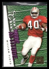 1995 SkyBox Impact #F10 William Floyd San Francisco 49ers