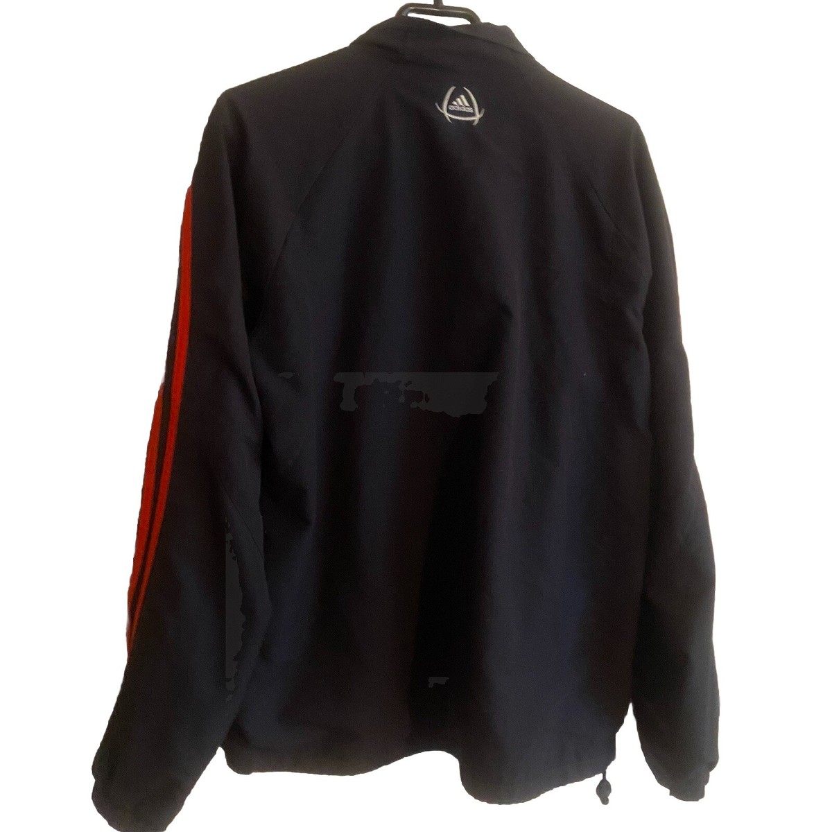 Adidas AC Milan Football Club Opel Size M Mens Black Red Adidas AC Milan Football Club Opel Size M Mens Black Red