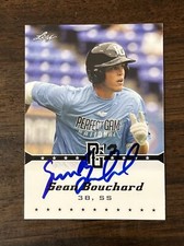 SEAN BOUCHARD Signed 2013 Leaf Perfect Game Baseball Card Rockies Rookie AUTO