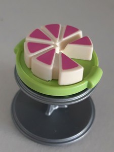 Playmobil Gateau Avec Socle Pour Boulangerie Anniversaire Maison Fete Patisserie Ebay