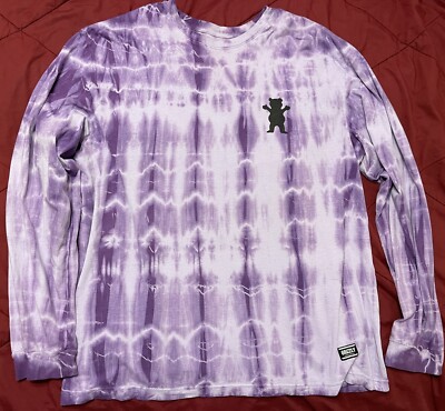 Grizzly Griptape Downward Spiral 3XL Tie Dye Long Sleeve Shirt
