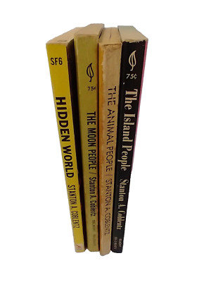 Stanton S. Coblentz - The Outlander Trilogy & Hidden World. Lot of 4 Vintage PBs