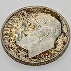 1953 D 10c Toned Silver Mercury Dime A4