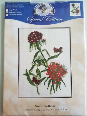 DMC SONDEREDITION KREUZSTICHPACKUNG ''SWEET WILLIAM''.