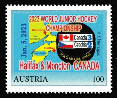 2023 IIHF World Men's JR Hockey in Halifax Canada Gold vs