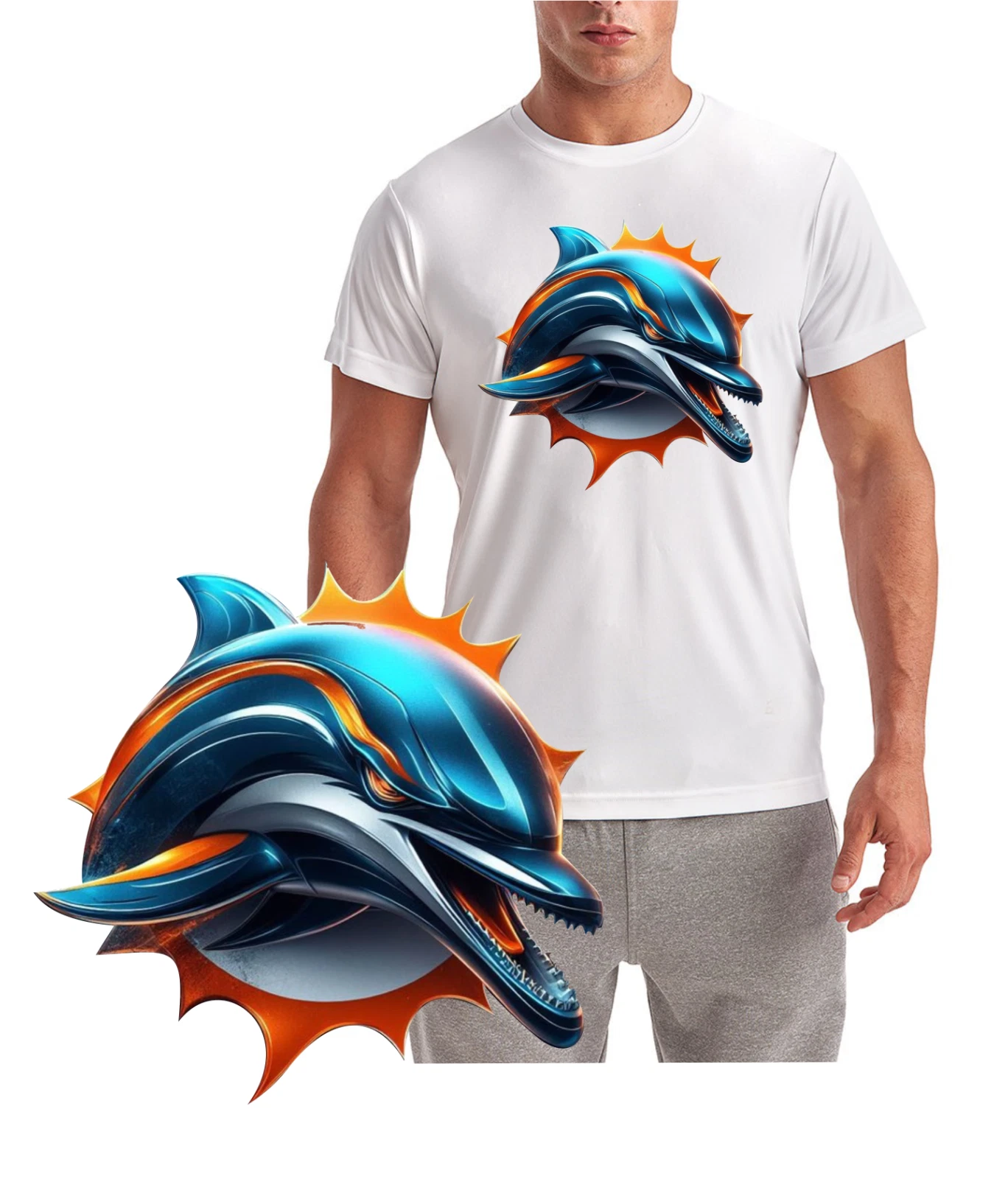 New/MIAMI DOLPHINS New Age T-Shirt