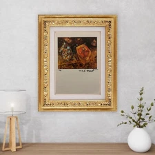 Max Ernst Original signed Print, COA and Appraisal for $3,500 US.*