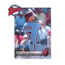 Rhys Hoskins Homers In 4 Straight Phillies 2022 MLB TOPPS NOW® Card 668 In Hand