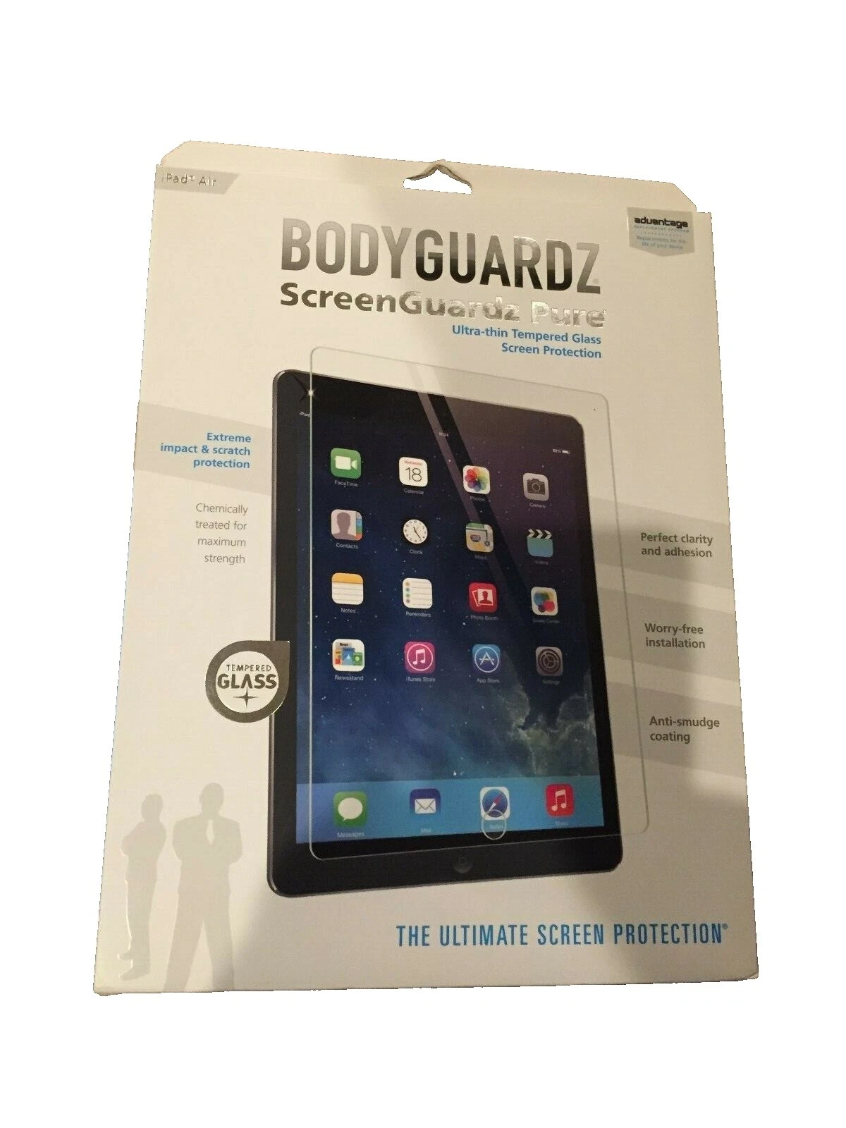 Vidro Temperado BodyGuardz protetores de tela para Tablet e e-Reader