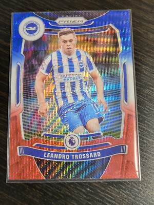 2021-22 Prizm Eng Prmr Lg Prizms Red White/Blue Leandro Trossard #187
