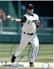 JOSE CASTILLO PITTSBURGH PIRATEES INFIELD SIGNED AUTOGRAPHED 8X10 PHOTO W/ COA