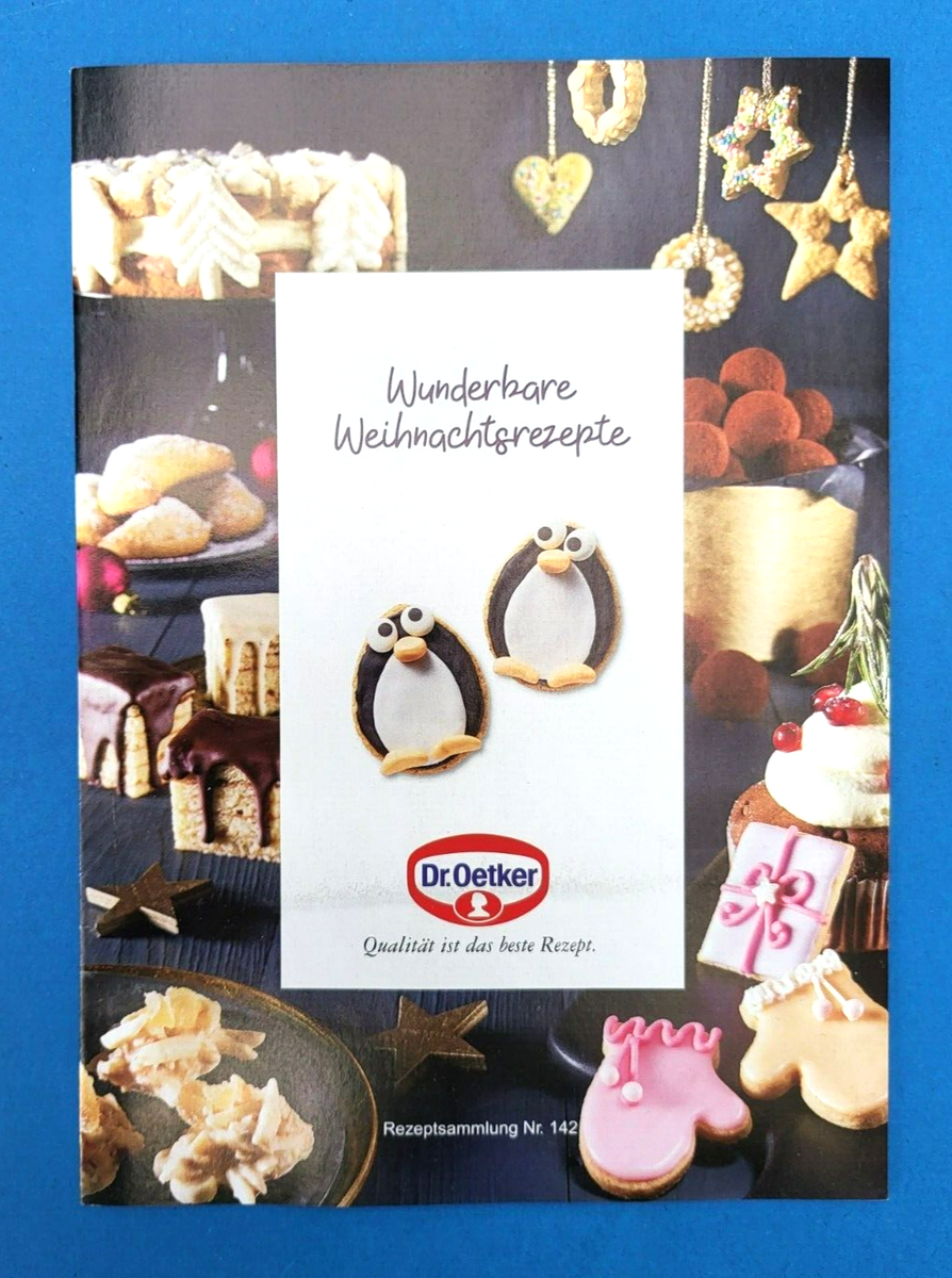 Dr.Oetker Rezeptsammlung Nr.142 Wunderbare Weihnachtsrezepte