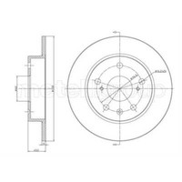Metelli 2X Bremsscheibe Hinten Ø259 Mm FüR Suzuki Vitara LY 1.4 T Allgrip 1.6