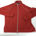 Vtg Nike Jacket Youth Boys Extra Large Red Y2K Full Zip Track Athletic 16-18