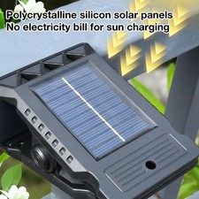 Outdoor Solar Clip Light with Motion Sensor Waterproof Clip on Solar Fence Light