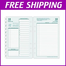 Ring-Bound Planner Refill | Compact Size | Jan-Dec 2026