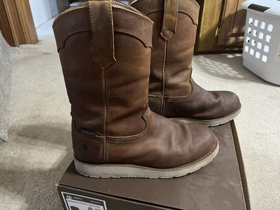 Rocky Monocrepe Wedge Work Boot Men s. 8.5 Waterproof Leather